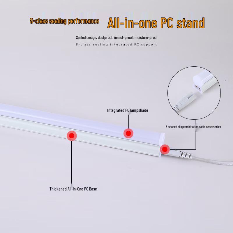 NVC 1-Meter LED T5 Integrated Tube Light