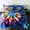 Tie Dye Bedding Set Boho Psychedelic Duvet Cover for Kids Children Teens Adult Hippie Tie Dye Comforter Cover