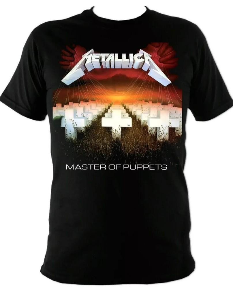 Футболка для фанатов Metallica в стиле Master of Puppets, размер S-4XL, унисекс