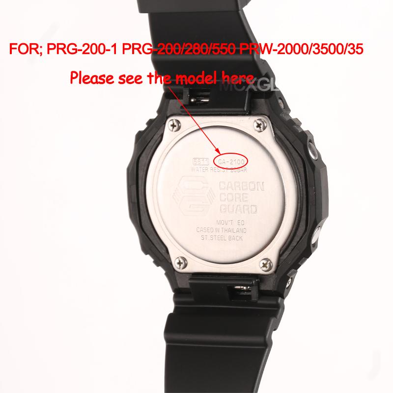 Запасной ремешок PRG-200 Подходит для часов Casio PRG-200 PRG280/550 PRW-3510Y Мужские смоляные спортивные аксессуары для часов