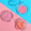 6 Colors Blush Makeup Palette Mineral Powder Red Rouge Lasting Natural Cream Cheek Tint Orange Peach Pink Blusher