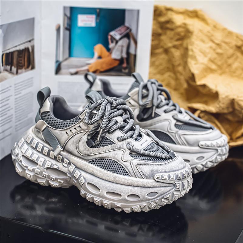 Модные мужские кроссовки, модные массивные кроссовки, мужская повседневная обувь, увеличивающая рост, спортивная обувь на толстой подошве, мужские кроссовки Zapatillas Hombre