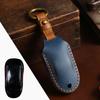 For Tesla Model 3 X S Y 2023 Model3 2022 Models 2021 ModelY 2020 Modelx 2019 Leather Car Key Fob Case Cover Keychain Accessories