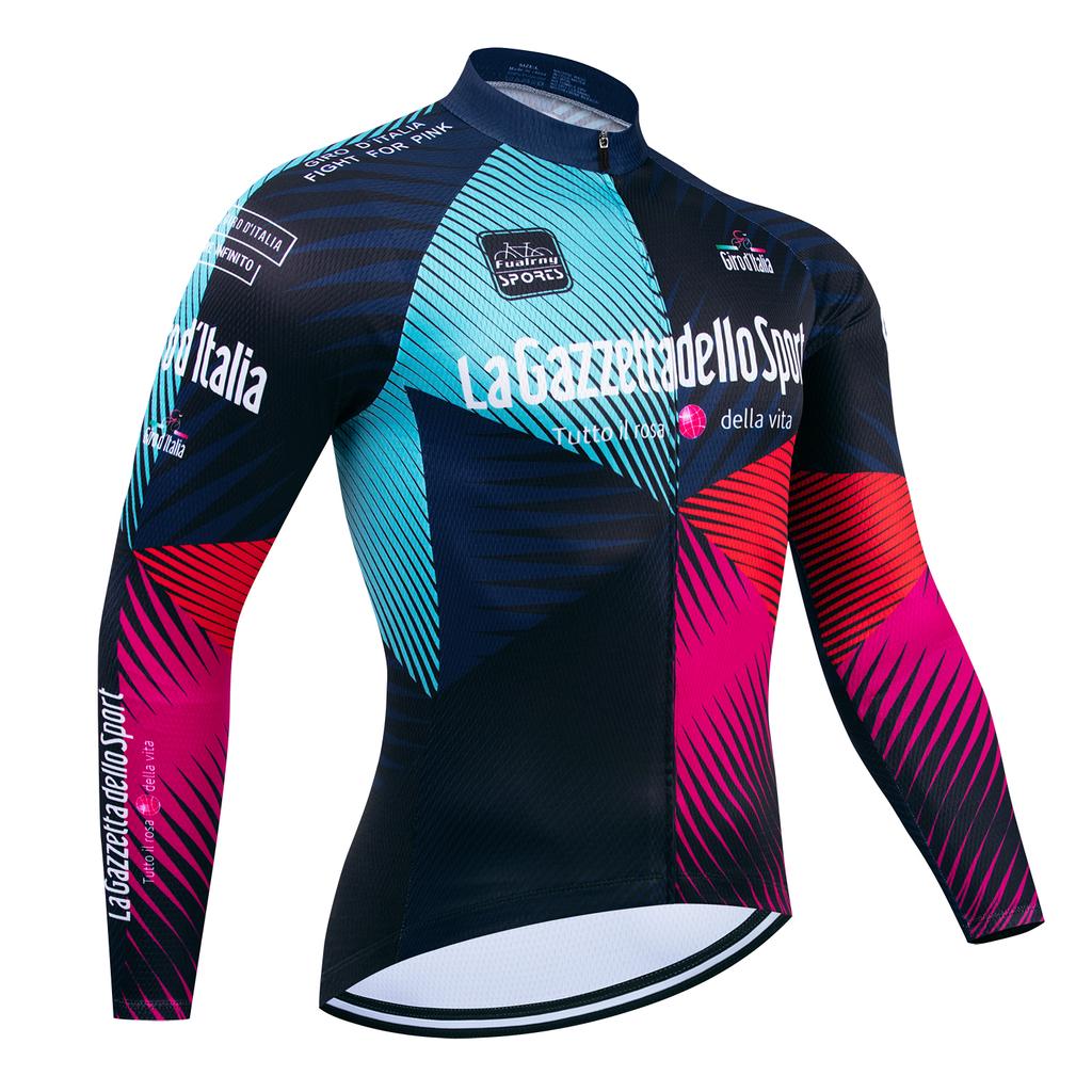 2026 Tour De Italy D'ITALIA Cycling Jersey Premium Anti-UV Long Sleeve Sweatshirt Cycling Suit Autumn Quick-Dry Racing Uniform