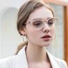 Elegant Women'S Reading Glasses Ultralight Fashion Pink Eyeglasses Cat Eye Anti-Blue Light Eyewear For Female  Lectura