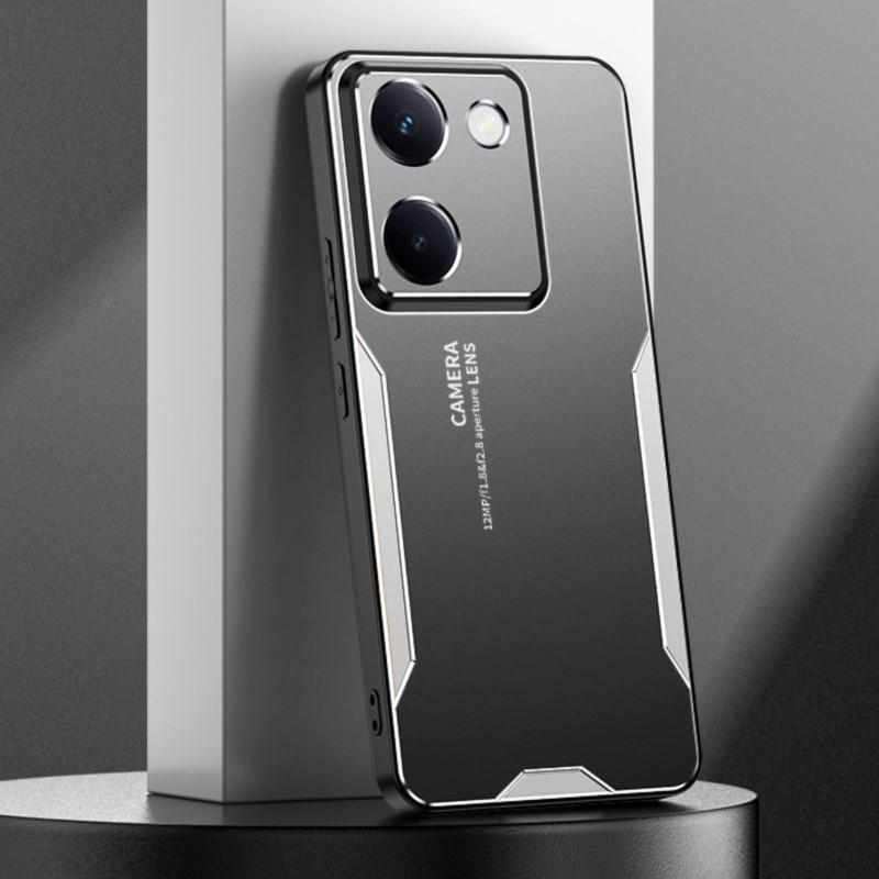 Для VIVO Y100i Чехол Металлическая Алюминиевая Крышка Защищающая Объектив Матовый Чехол Для VIVO Y100i Защита от Отпечатков Пальцев Металл+ТПУ