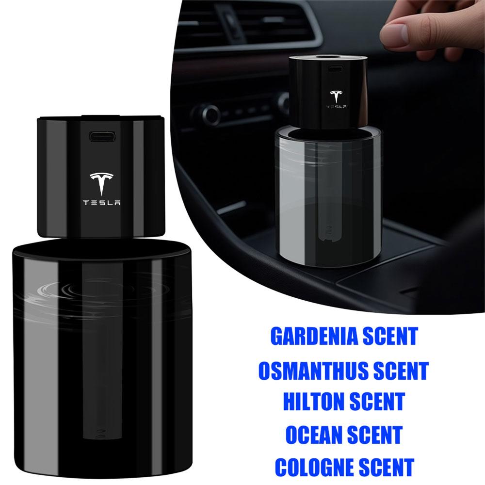 PXRP7 Smart Air Humidifier Plug in smart Aroma Diffuser Aromatherapy Mist Maker For Tesla Model Y 3 S Roadster Car Valve Accessories