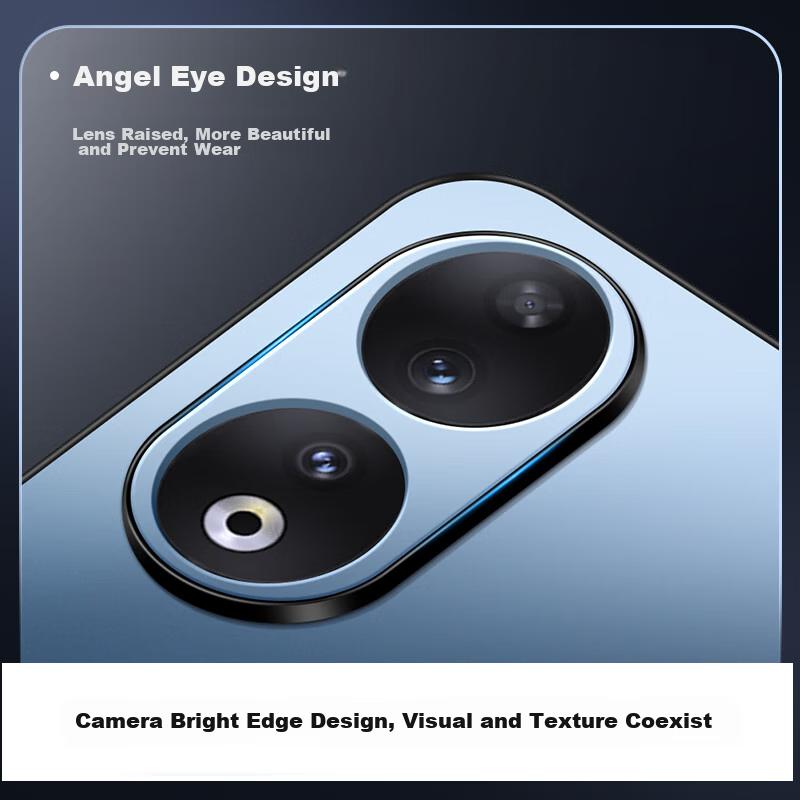 Honor 90 Phone Case, Huawei 90 Protective Cover, AG Frosted Full Coverage, Real Machine Feel, Shockproof, Anti-Fingerprint,n, Sapphire Blue