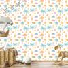 Summer wallpaper white, cream and celadon for living room and bedroom 50x1000
