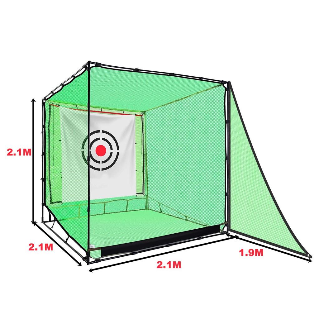 Golf Net Large Golf Net Golf Driving Range Outdoor Home Practice Net 2.1x2.1x2.1m