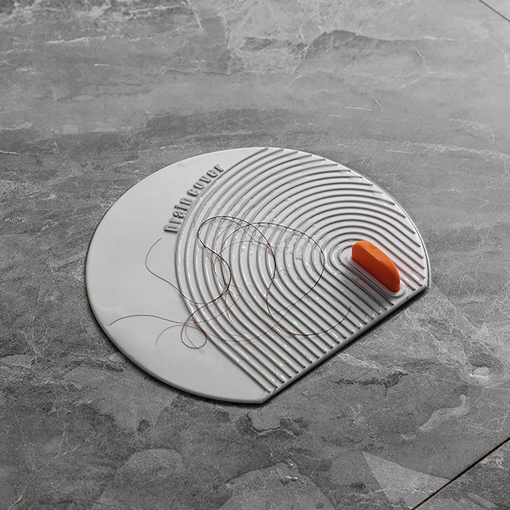 Anti-insect Floor Drain Cover Anti Odor Water Stopper Cute Sink Mat  for Toilet Shower Sewer