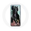 Case - Oppo - A53 - Soft - Black - Friesian Horse