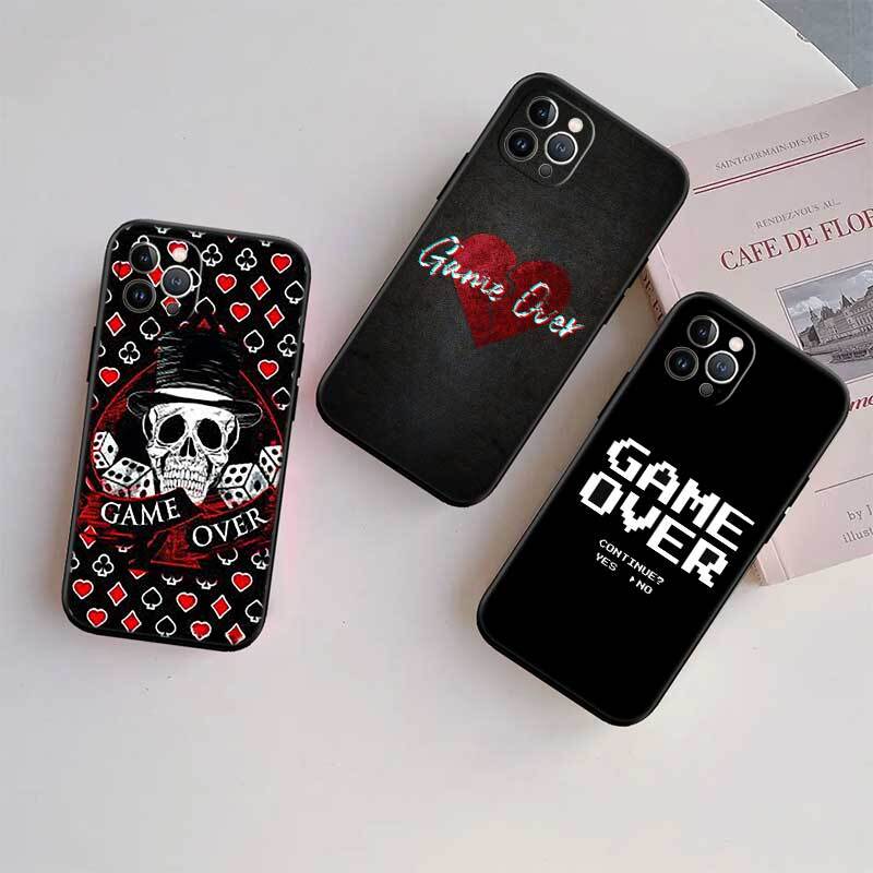 Game Over Shockproof Phone Case for Redmi Note 8 8T 9 9A 9C 9T 9S 10 11 11S 10C 10X 10A 10T Pro Max Plus Prime