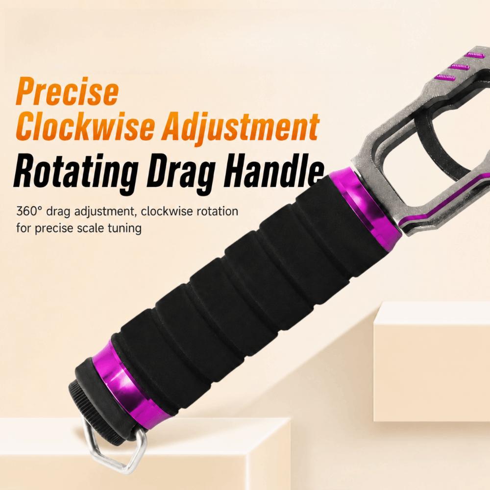 Aluminum Alloy Fishing Grabber with 40lb Scale Fish Holder Fish Lip Gripper  Catch and Release