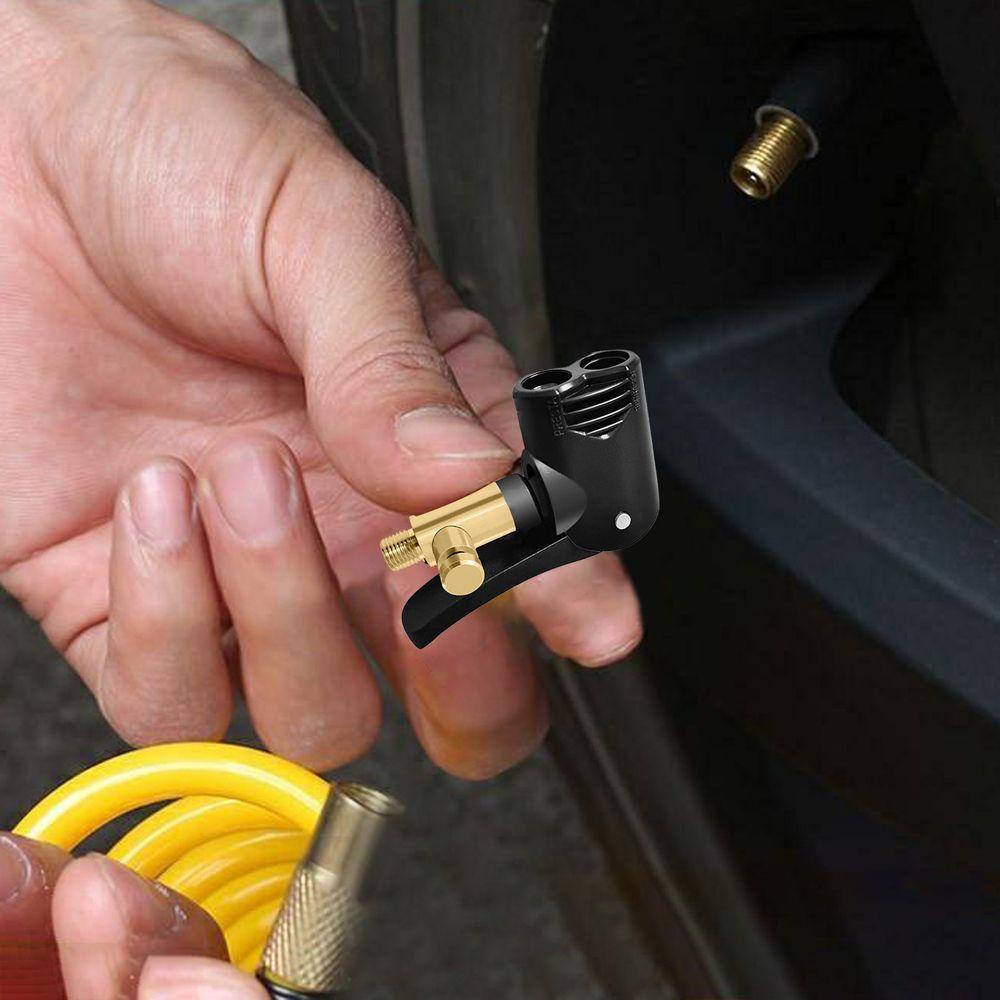 Разъем клапана, адаптер надувного насоса, автомобильный шиномонтажный патрон, надувной адаптер для шин