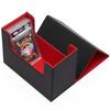 Cospys PSA Storage Case, Card Storage Box with Magnetic Closure, for Authenticated Items (Black X Red, for PSA)