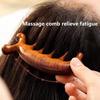 Sandalwood Scalp Massage Comb Multi-functional Meridian Comb Wooden Wide Tooth Face Head Body Massager Guasha Scrubber Tool