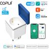 Corui Vesync Wi-Fi Водонепроницаемая умная розетка EU 16a с функцией монитора питания Приложение Tuya Smart Life Поддержка Alexa Google Home