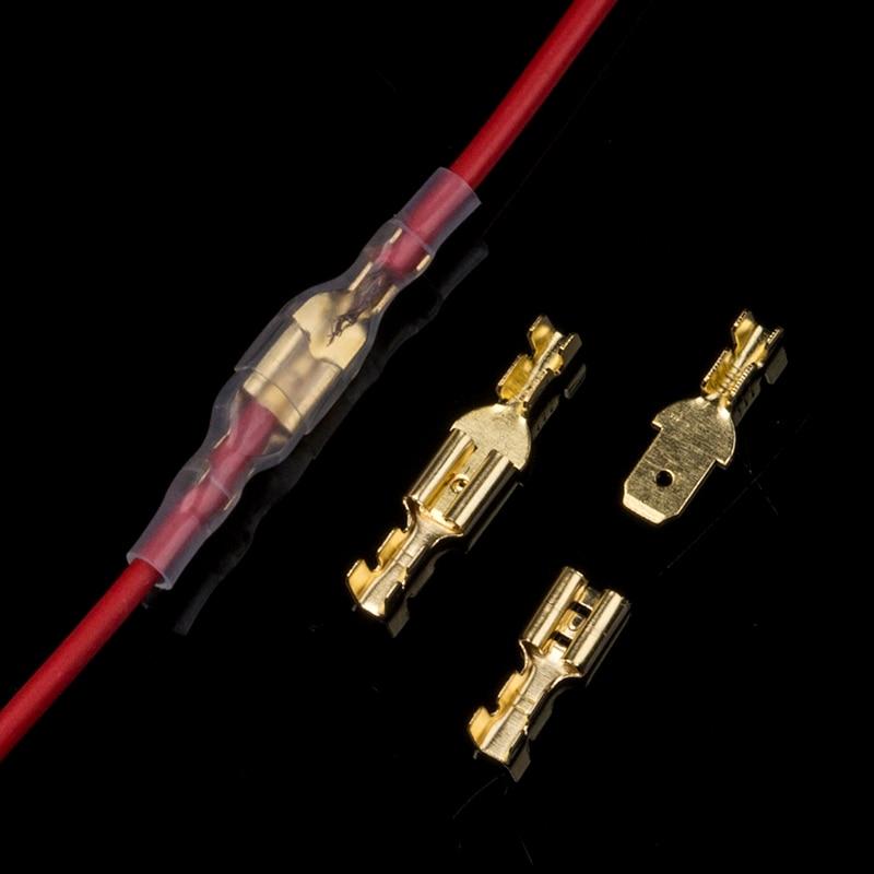 270 шт. изолированный разъем мужского и женского проводов 2,8/4,8/6,3 мм электрические обжимные клеммы для проводов лопастные разъемы