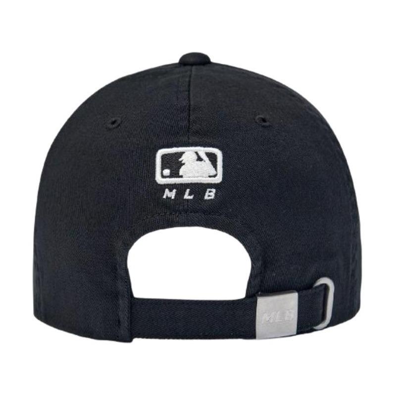 MLB Хлопковая бейсболка с вышивкой буквы для детей Черная F1