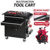 Multifunctional Tool Box Cart Auto Repair Trolley Drawer Type Mobile Toolbox Iron Cabinet Workbench