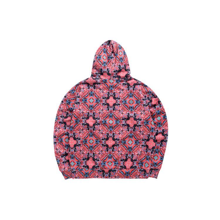 Li-Ning SS20 Неделя моды Подиумная коллекция Свободный пуловер с капюшоном Мужские топы Dunhuang-Print AWDQ243-2