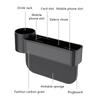Car Storage Tools Black Auto Car Seat Gap Catcher Filler Storage Box Pocket Organizer Holder SUV Pocket Stowing Tidying Drink