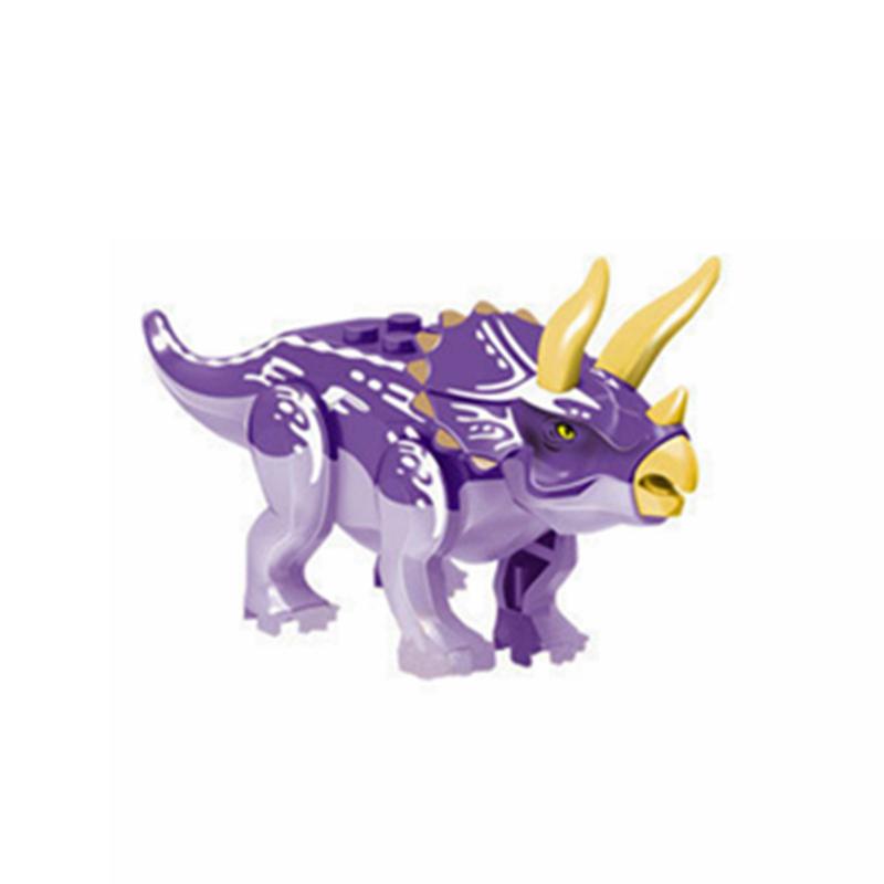 Блокирующие блоки динозавры Юрского периода Тираннозавр Рекс Виверна Велоцираптор Стегозавр строительные блоки игрушки для детей динозавр