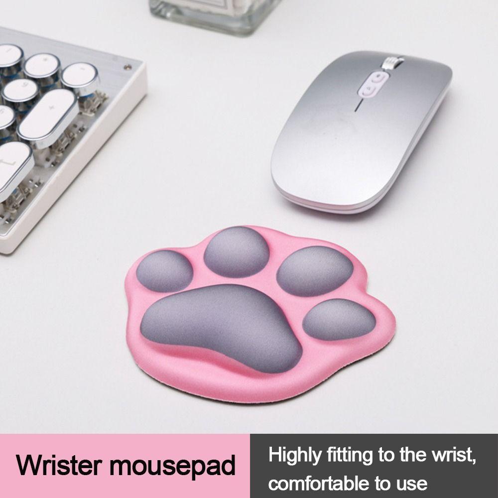 Защита рук, поддержка запястья, коврик для мыши в форме кошачьей лапки, милый коврик для локтя