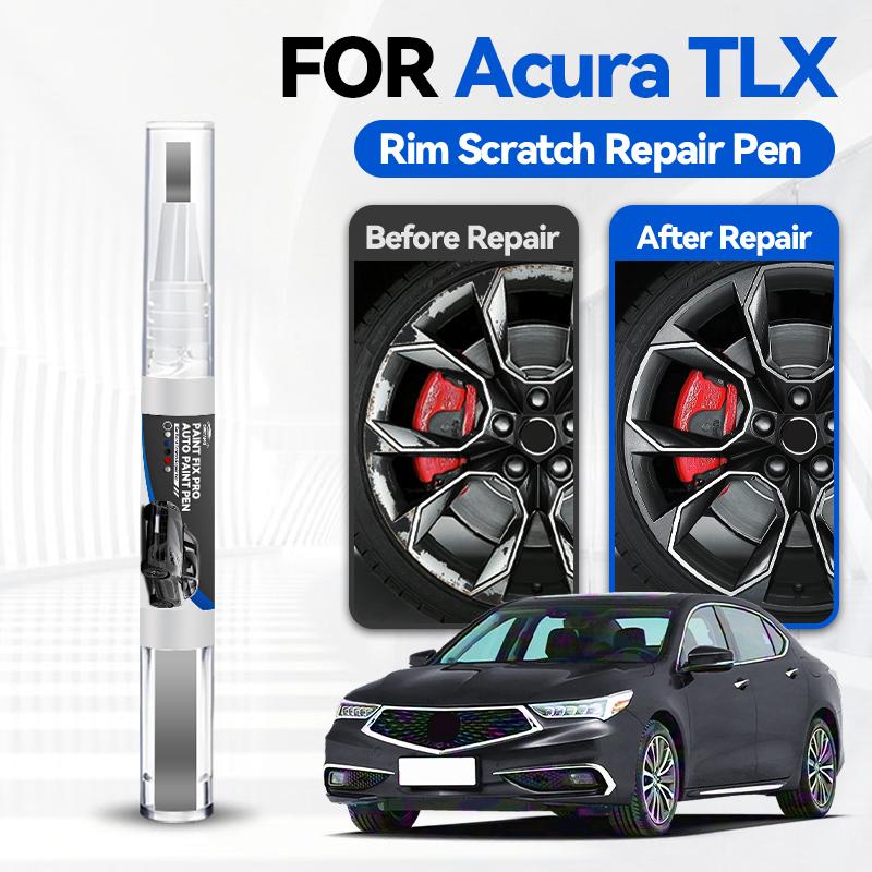 Назначение Автомобильная краска для подкраски царапин на кузове автомобиля Acura TLX, ремонтная ручка для царапин на дисках автомобиля, матовый черный, темно-серый металлик, серебристый, черный цвет краски