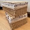 Бытовая плетёная из ротанга коробка для хранения игрушек, закусок и различных мелочей Настольная коробка для хранения косметики