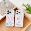 Милый C-Мультяшный A-Аксолотль Чехол Для Телефона Для iPhone17p 16 15 14 13 12 11 Mini Pro Max Plus Прозрачный Чехол