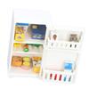 1 : 18 Dollhouse Miniature Refrigerator Cartoon Cute Dollhouse Fridge Model Decorative Miniature