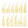 10/12/14/15/18set DIY Clock Hands for DIY Clock Making Multiple Sizes Available Great for Clock Repair DIY Crafts Easy Install
