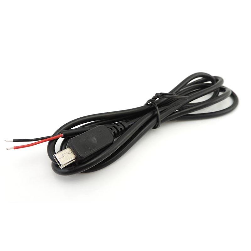 2pin 4pin Mini USB Male Jack Кабель питания 5Pin DIY Зарядка Передача данных Разъем Сварка 1m Провод ремонт 2 4 Core зарядное устройство