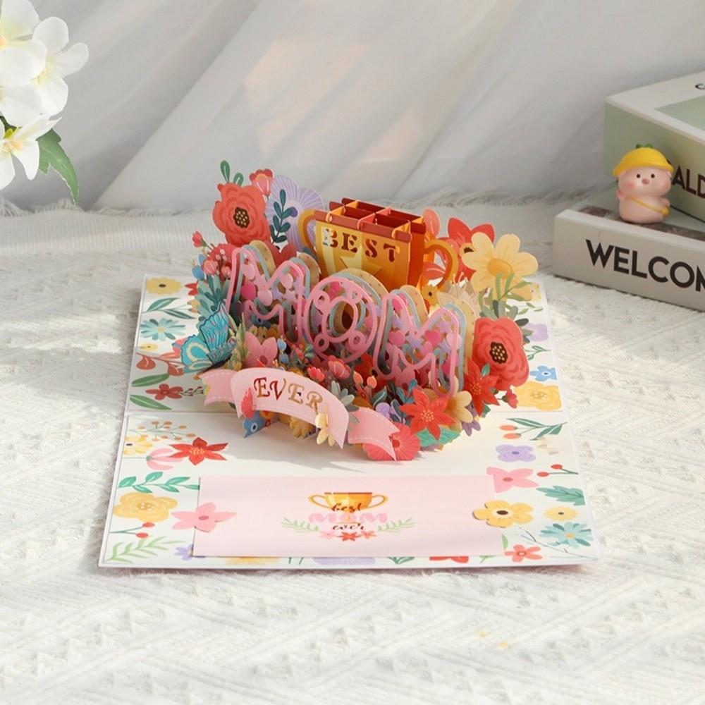 3D Greeting Cards Paper Handmade Card Artistic Thank You Card Gift Card