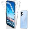 Protective Case - BOOLING - for Samsung Galaxy A23 5G - Transparent - Anti-scratch - 360°