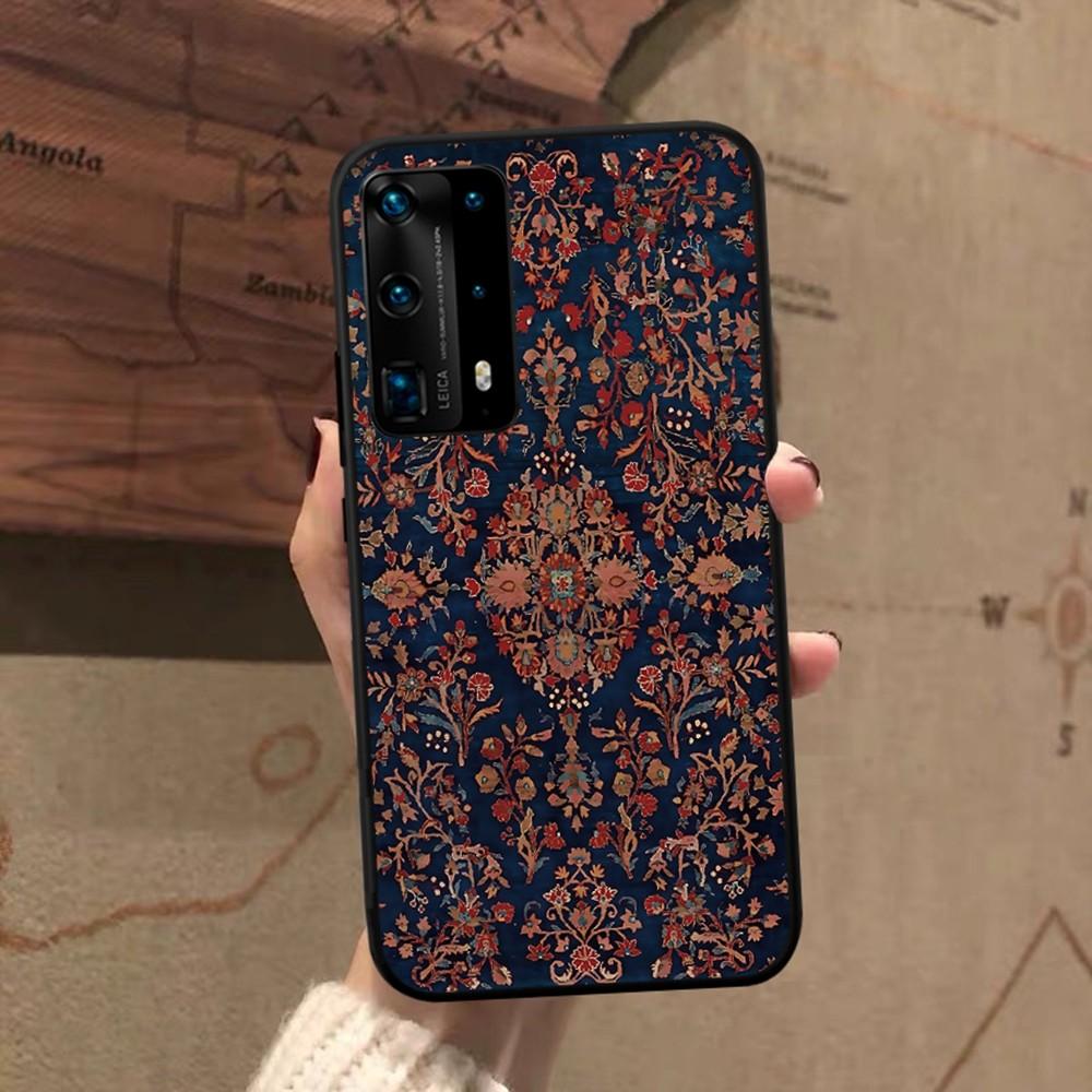 Чехол для телефона с цветочным узором в стиле персидского ковра для Huawei P 8 9 10 20 30 40 50 Pro Lite Psmart Honor 10 Lite 70 Mate 20lite