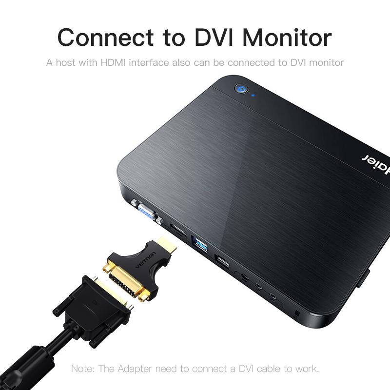 Vention DVI To HDMI Adapter Bi-directional DVI D 24+1 Male To HDMI Female Cable Connector Converter for Projector HDMI To DVI