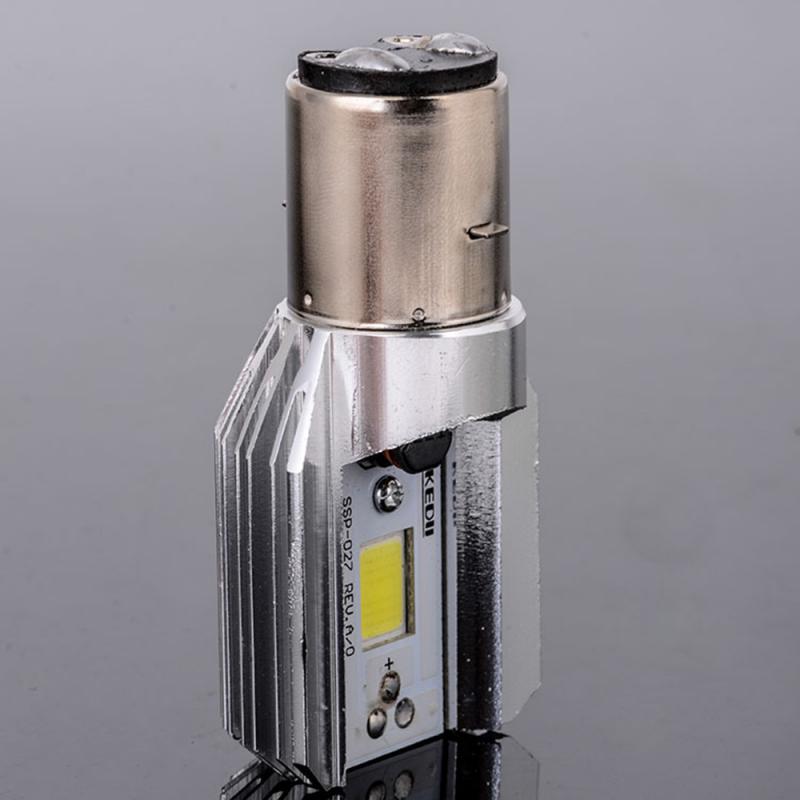 H6 BA20D DC 8V-80V 8W 6500K COB светодиодная лампа для фар мотоцикла дальнего/ближнего света белые лампы для мотоциклов, новые светодиоды и лампы высокой интенсивности