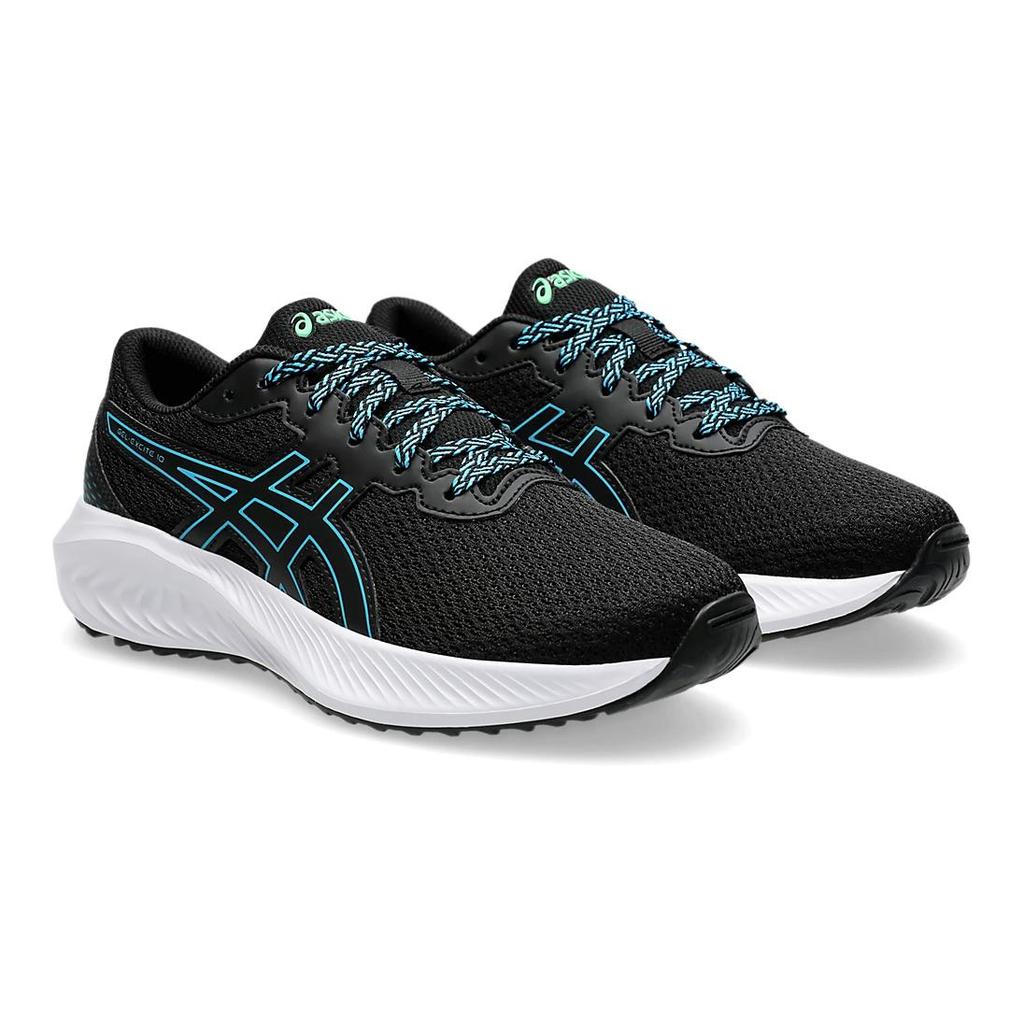 Asics Gel Excite 10 GS Black Digital Aqua Kids Sneakers 1014A298-005