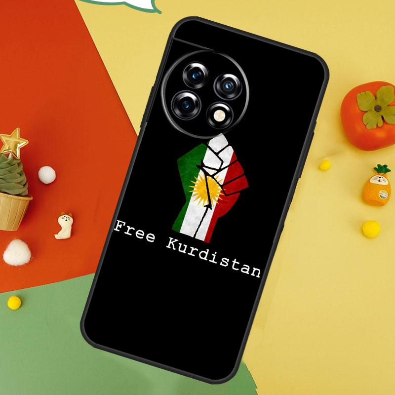 Kurdistan Flag Back Case For OnePlus 13 15 13R 13T 12 12R 11 10 10T 8T Nord 5 CE 4 2 3 Lite N20 N30 Cover