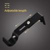 Curtain Rod Bracket Curtain Accessories with Adjustable Rotation Settings for Office Living Room Bedroom