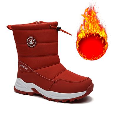 Женские зимние сапоги. Бархатная женская обувь. Теплые сапоги. Толстая хлопчатобумажная обувь.