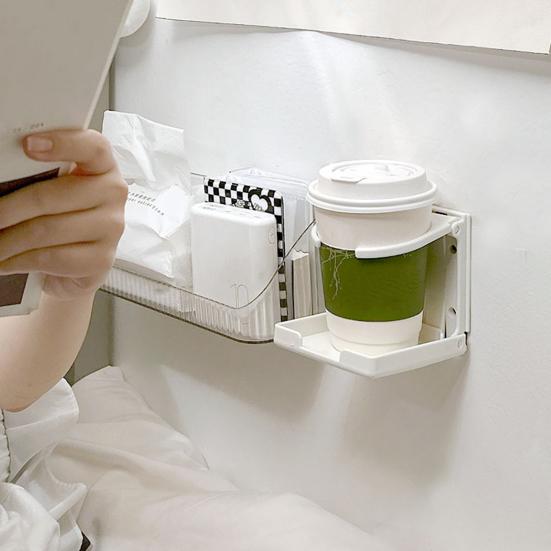 Складной держатель для стакана, прочный, без сверления, против проливания, для напитков, банка для воды