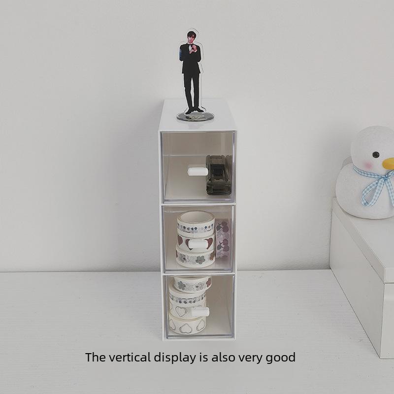 MUJI Student Stackable Desktop Storage Box with Large Capacity