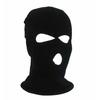 Kingsie 3-Hole Full Face Knit Face Mask, Winter Cold and Windproof, Warm Balaclava Neck Warmer for Men and Women, Cycling/Motorcycle (Black)