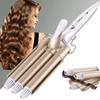 3 Barrel Curling Iron Heats Up Fast Tourmaline Ceramic Ionic Triple Barrels  Waves Curling Iron Egg Roll Hair Styling Tool