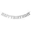 Glitter English Letters Happy Birthday Flag Happy Birthday Latte Banner Customization