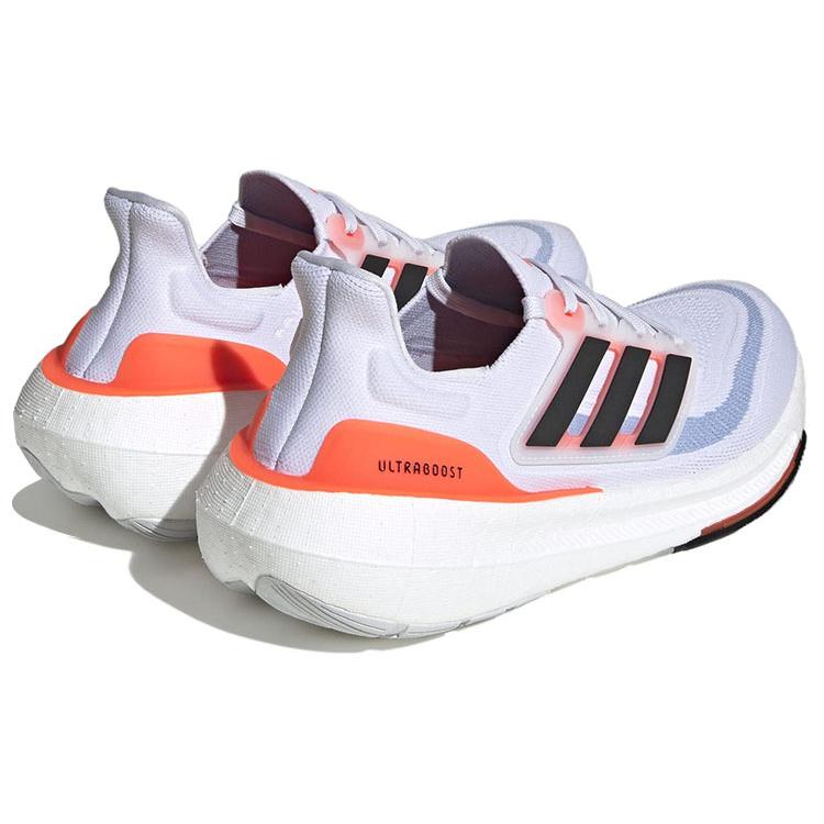 Новые женские Adidas Ultra Boost Light White Black Solar Red HQ6353